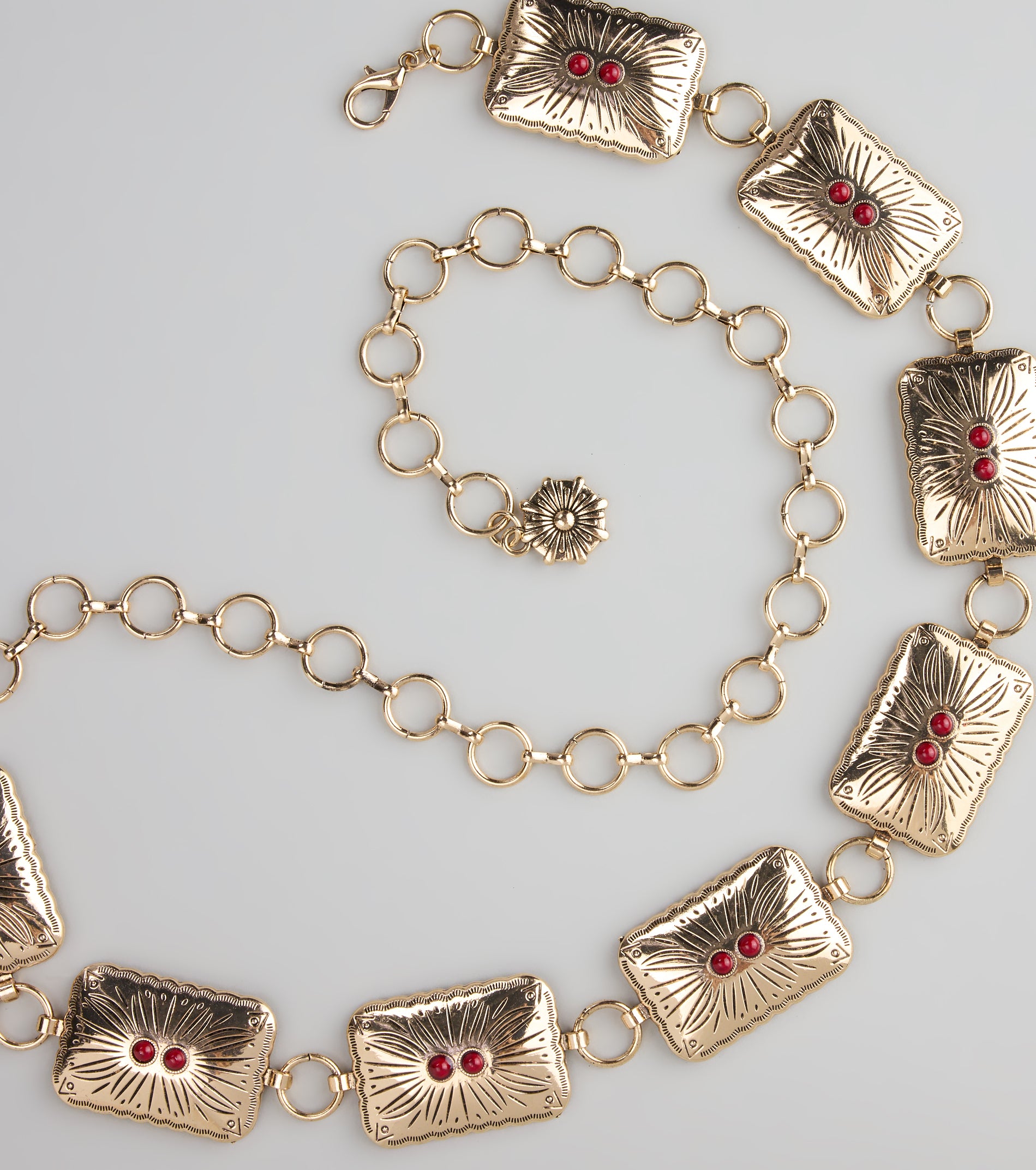 Desert Rose Concho Chain Belt - Image 3