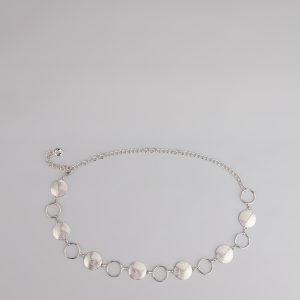 Looped In Luxe Disc Chain Belt