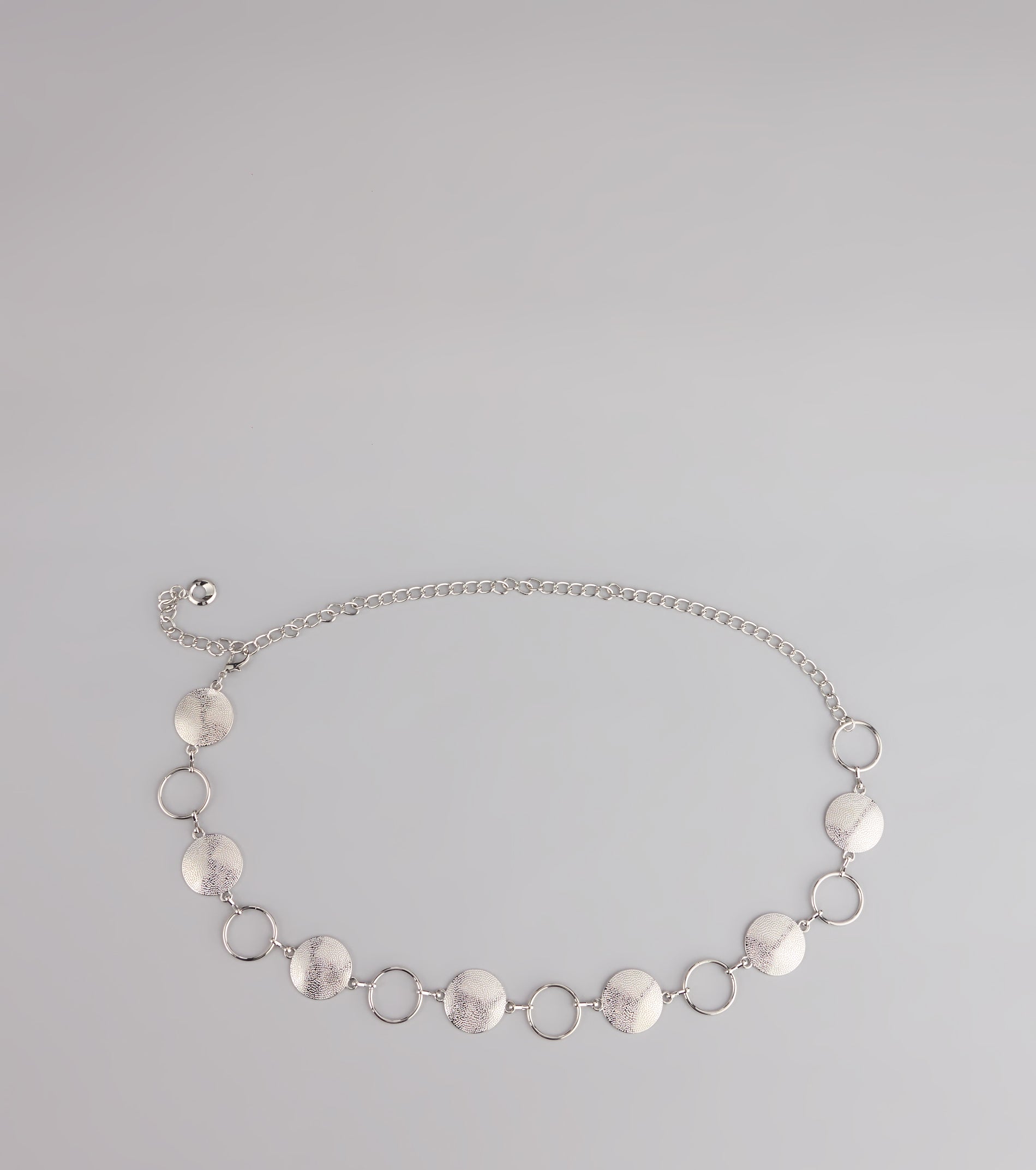 Looped In Luxe Disc Chain Belt