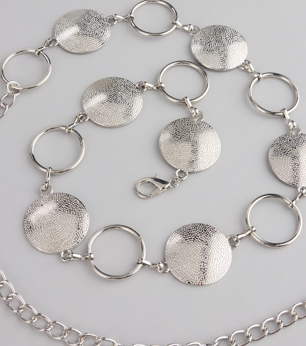 Looped In Luxe Disc Chain Belt - Image 2