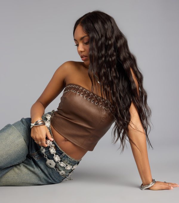Gem Glow Etched Chain Belt - Image 2