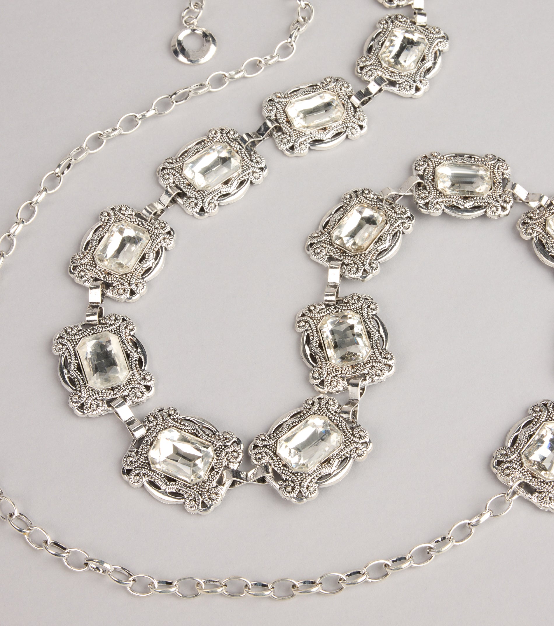 Gem Glow Etched Chain Belt - Image 3
