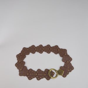 Vintage Charm Grommet Belt