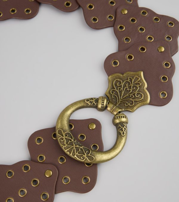 Vintage Charm Grommet Belt - Image 2