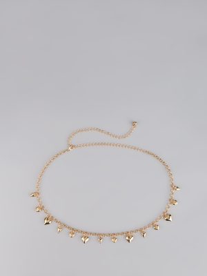 Heart To Heart Charm Chain Belt
