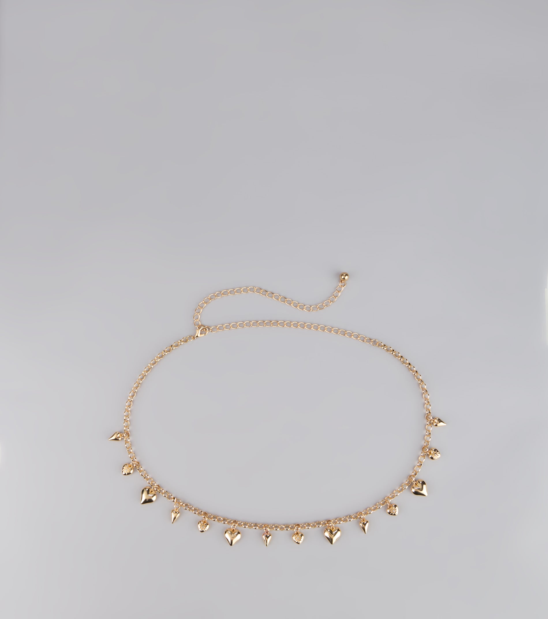 Heart To Heart Charm Chain Belt