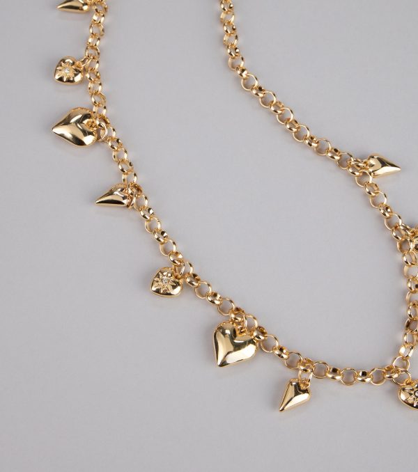 Heart To Heart Charm Chain Belt - Image 3