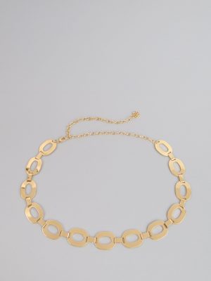 Glam Goals Oval Chain Belt