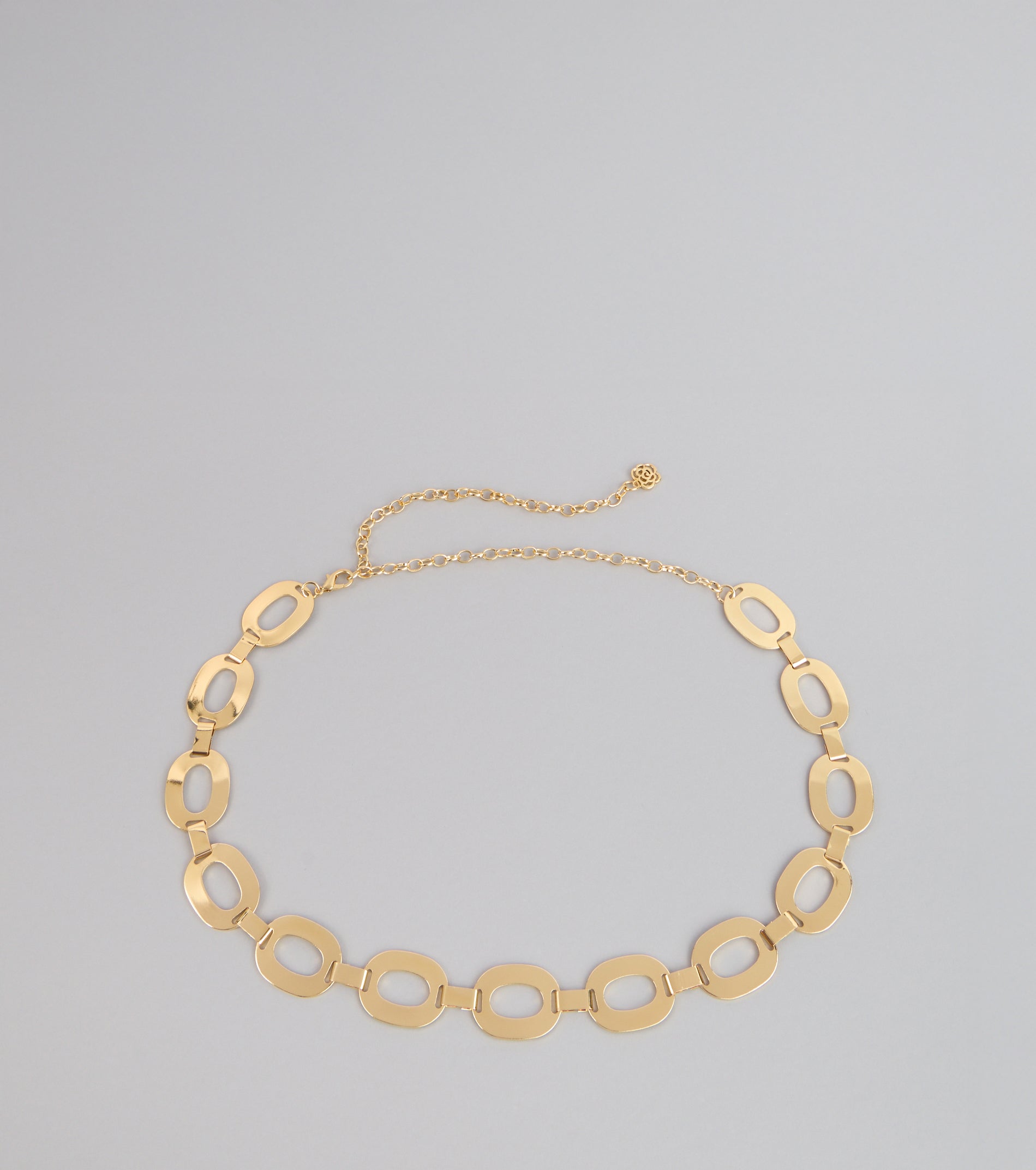 Glam Goals Oval Chain Belt