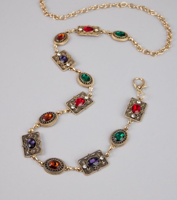 Treasure Trove Gemstone Chain Belt - Image 2