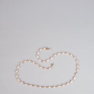 Everyday Elegance Faux Pearl Chain Belt