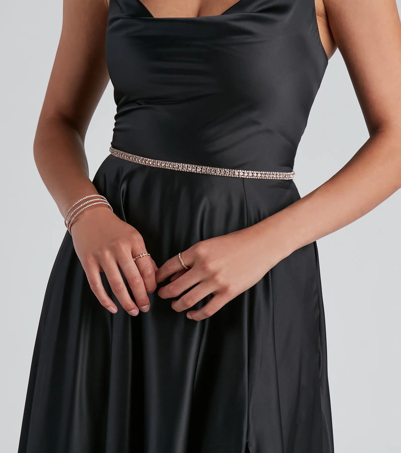 Dainty Rhinestone Belt - Image 4