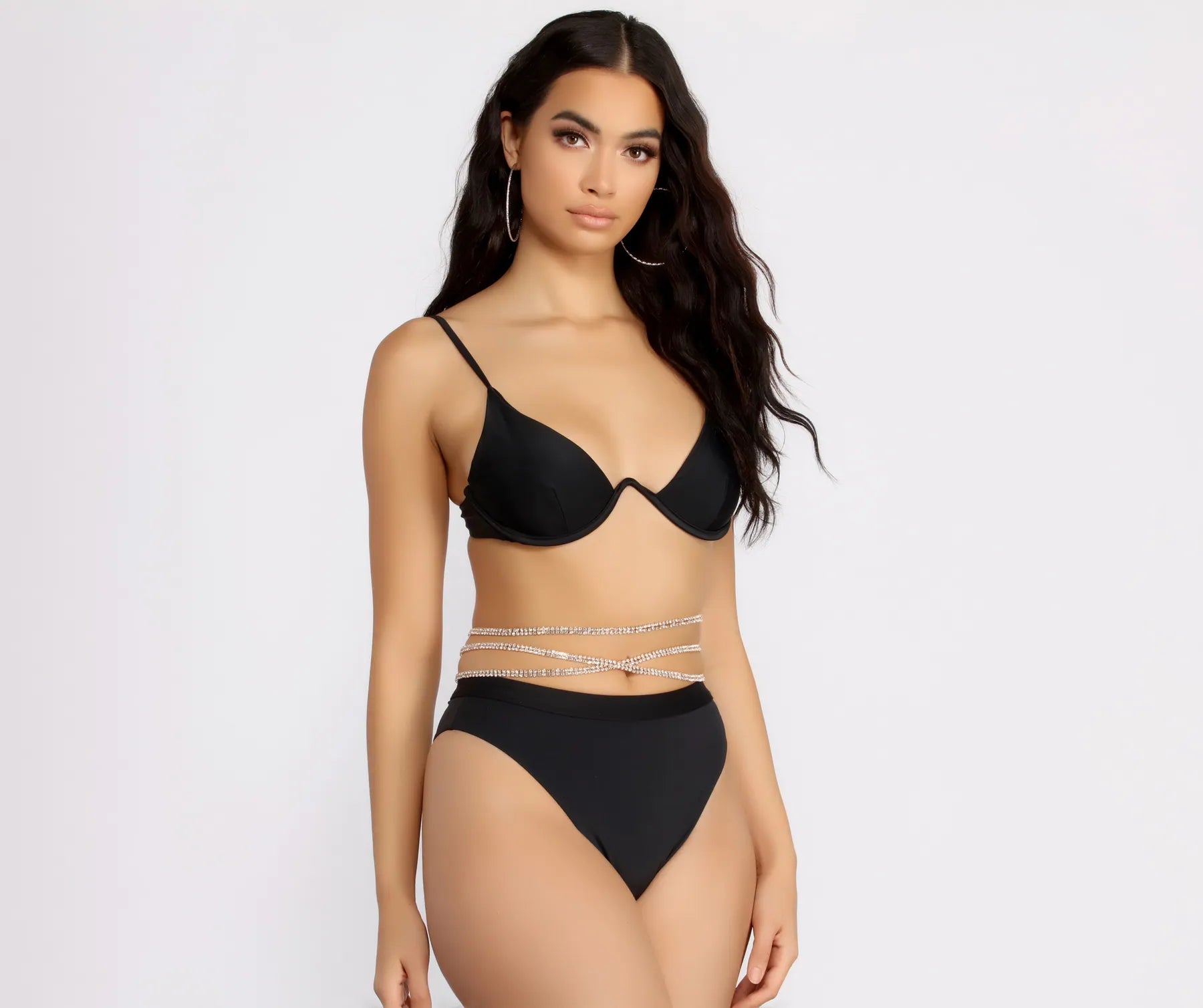 Bring It On Wrap Around Rhinestone Belt - Image 2