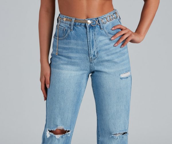 Stylish Deets Rhinestone Chain Belt - Image 3