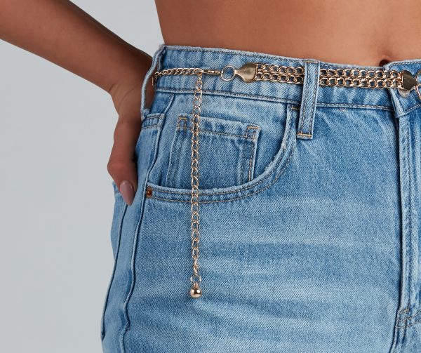 Stylish Deets Rhinestone Chain Belt - Image 4