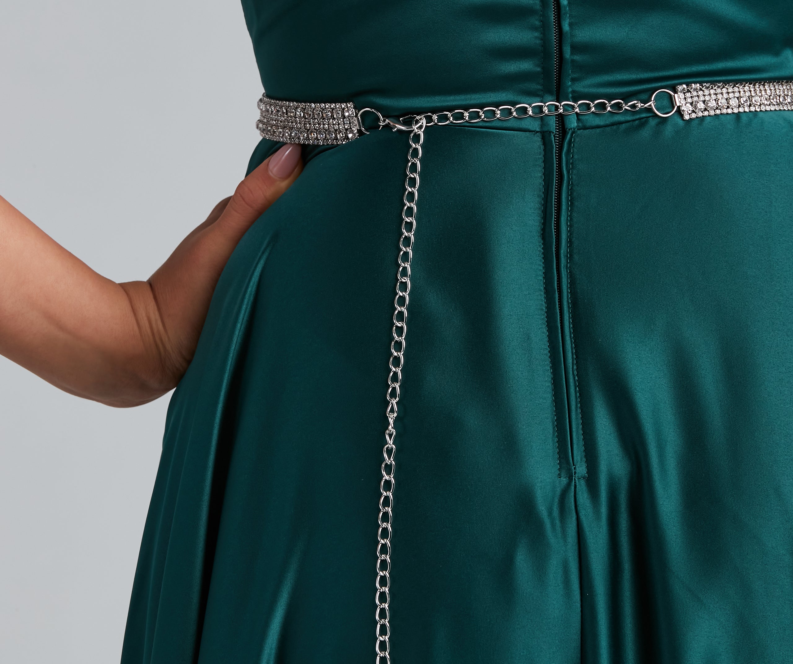 So Glitzy Rhinestone Belt - Image 3