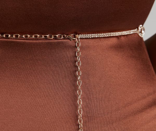 Time To Shine Rhinestone Braid Belt - Image 3