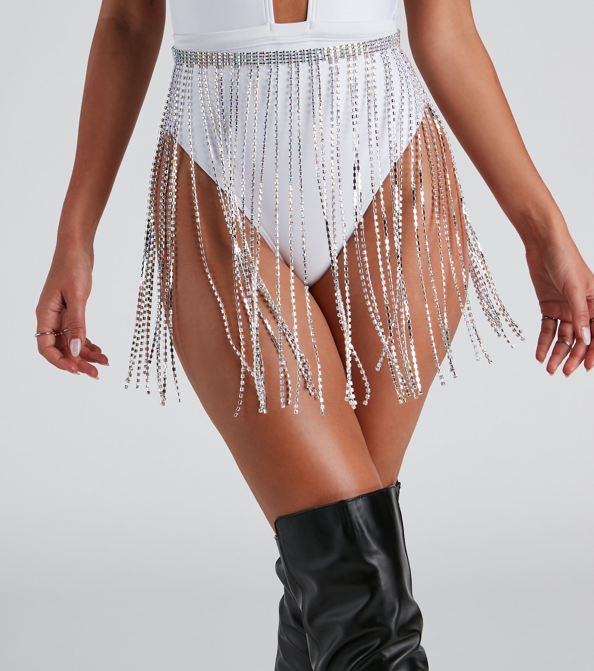 Party All Night Rhine Fringe Skirt - Image 3