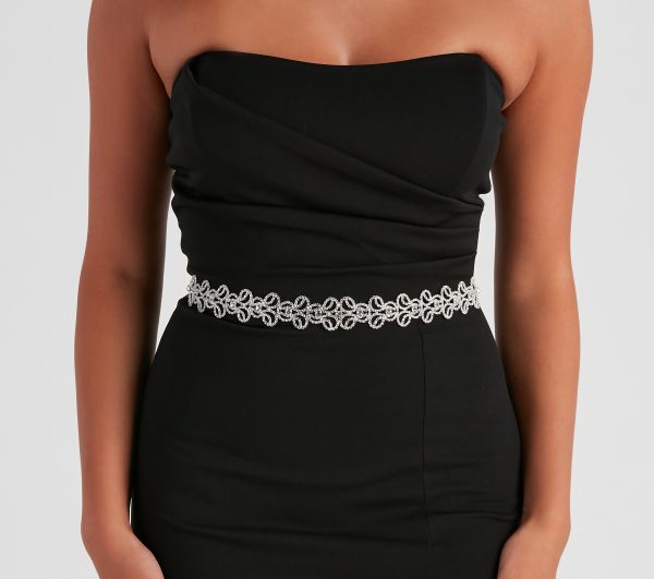 Elegant Sparkle Rhinestone Belt - Image 2