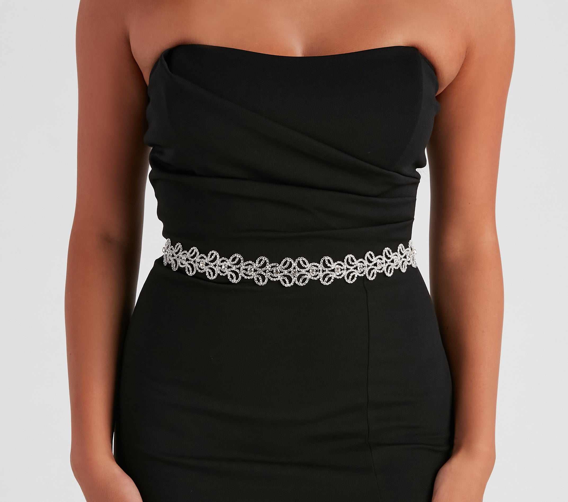 Elegant Sparkle Rhinestone Belt - Image 2