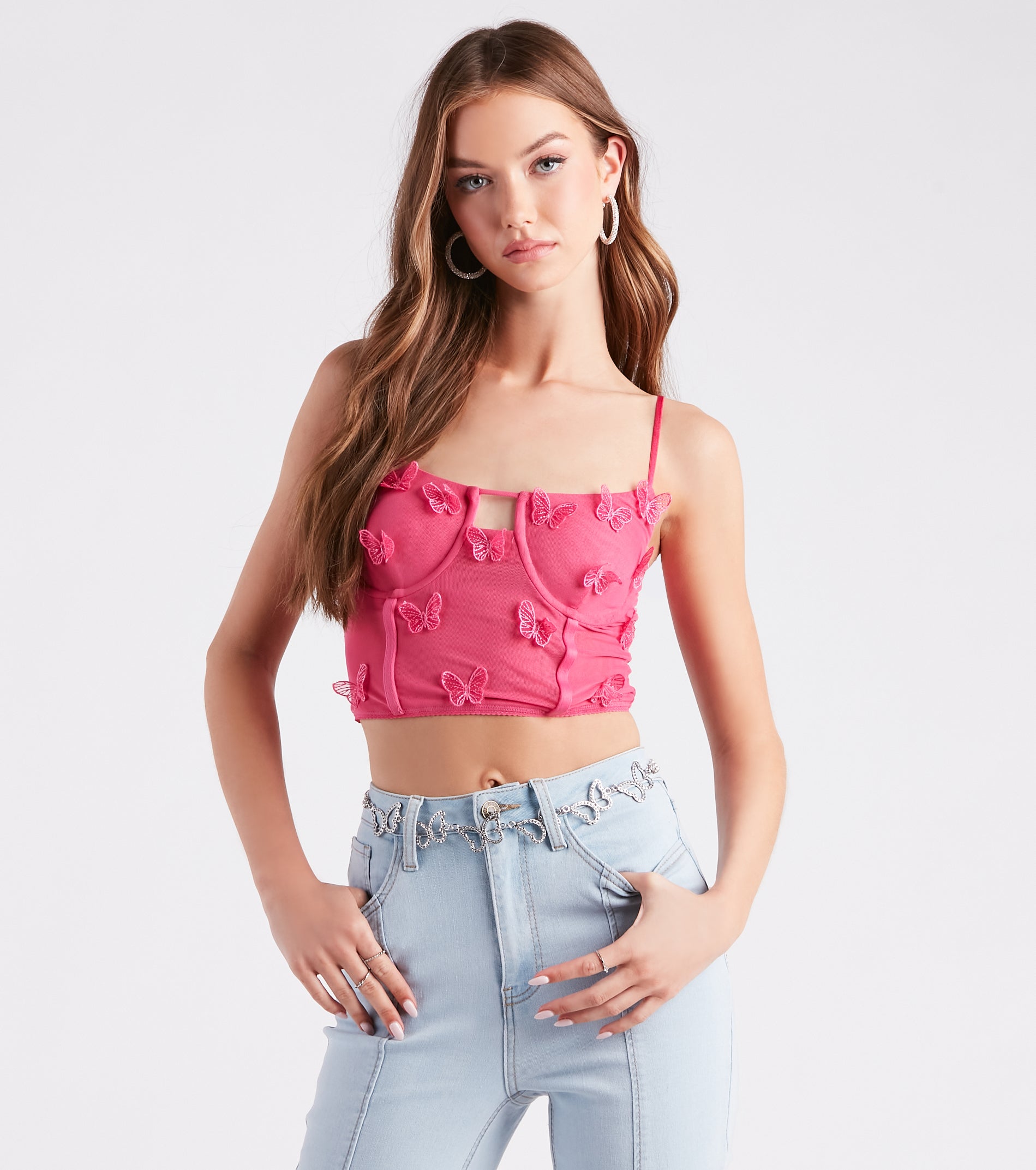 Cute And Chic Rhinestone Butterfly Belt - Image 6