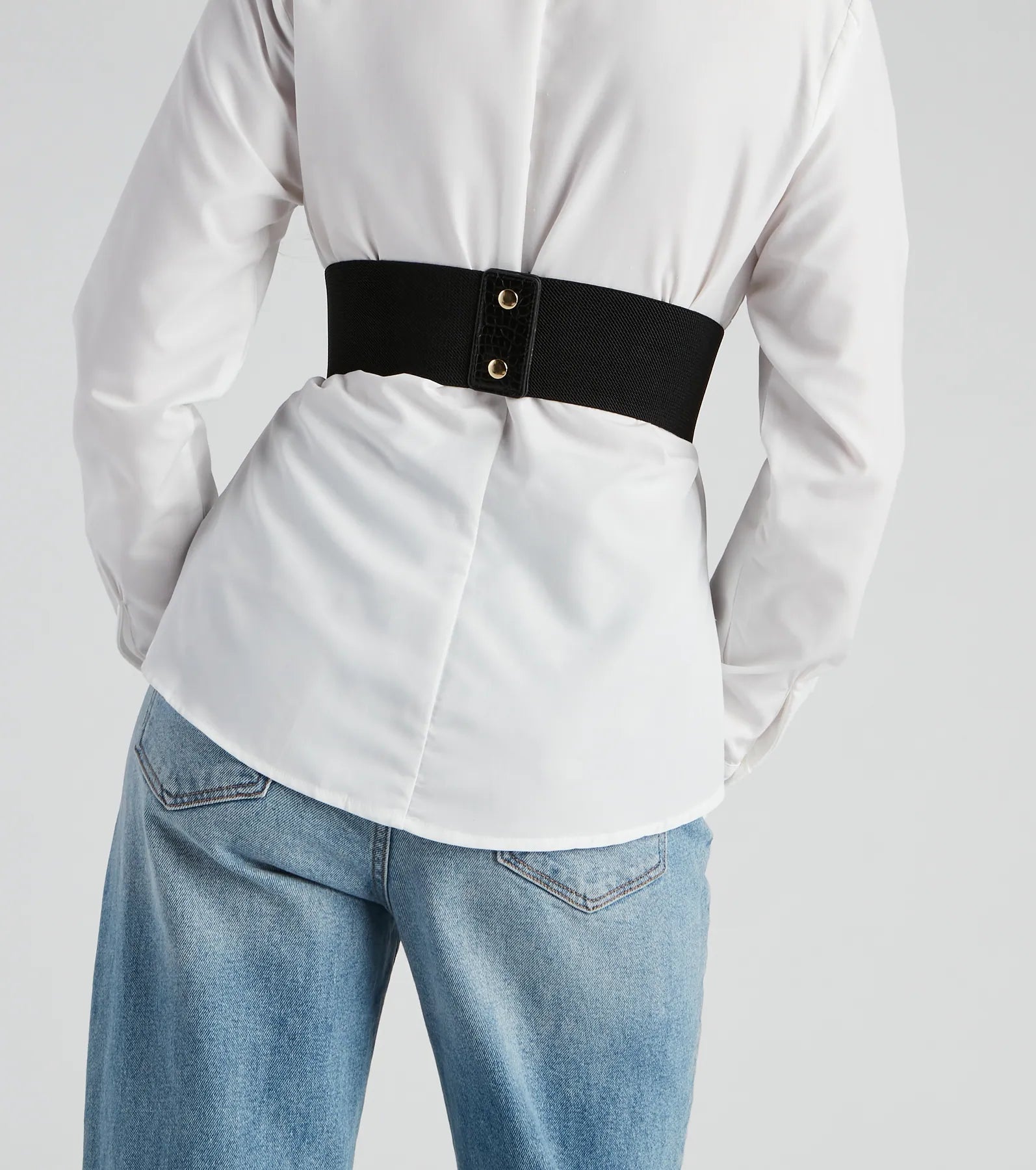 Style Secured Faux Leather Corset Belt - Image 7