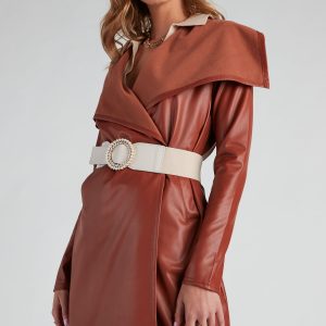 Chic Sparkle Pearl Buckle Belt