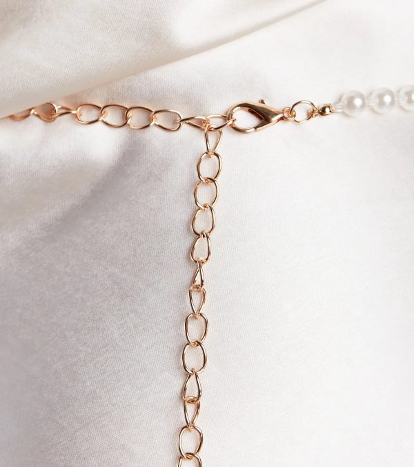 Layered In Glamour Pearl Chain Belt - Image 3