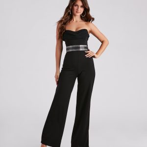 Chic Splendor Beaded Stretch Belt