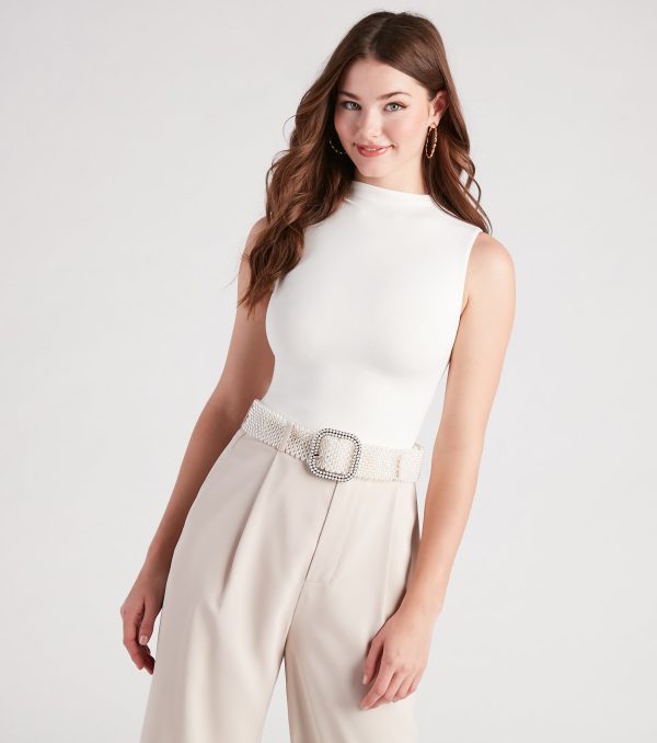 Chic Girl Pearl Statement Belt - Image 2