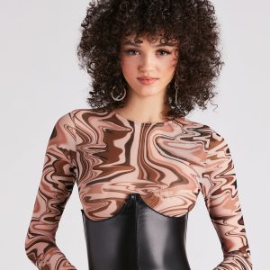 Cinch Up Faux Leather Corset Belt