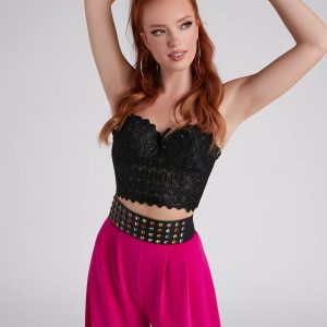 Stylish Shimmer Gemstone Belt