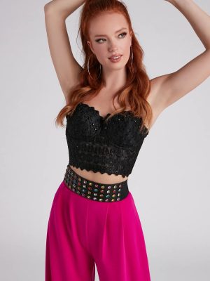 Stylish Shimmer Gemstone Belt