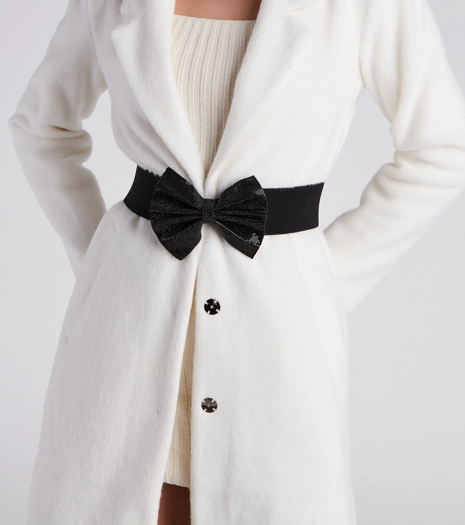 Glam Perfection Rhinestone Bow Belt - Image 2