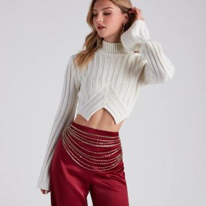 Statement Maker Layered Chain Belt