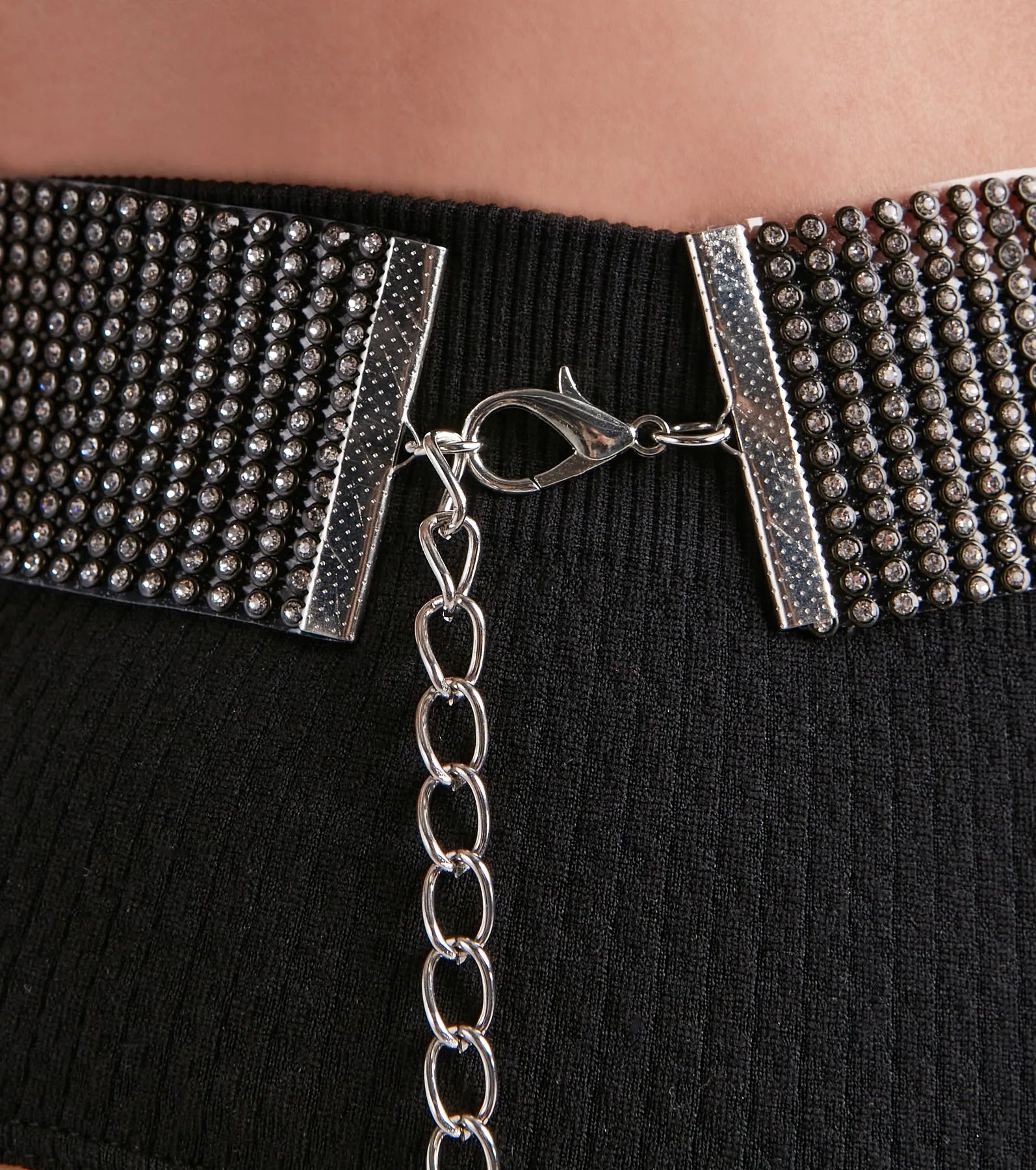Festival Glam Rhinestone Fringe Belt - Image 8