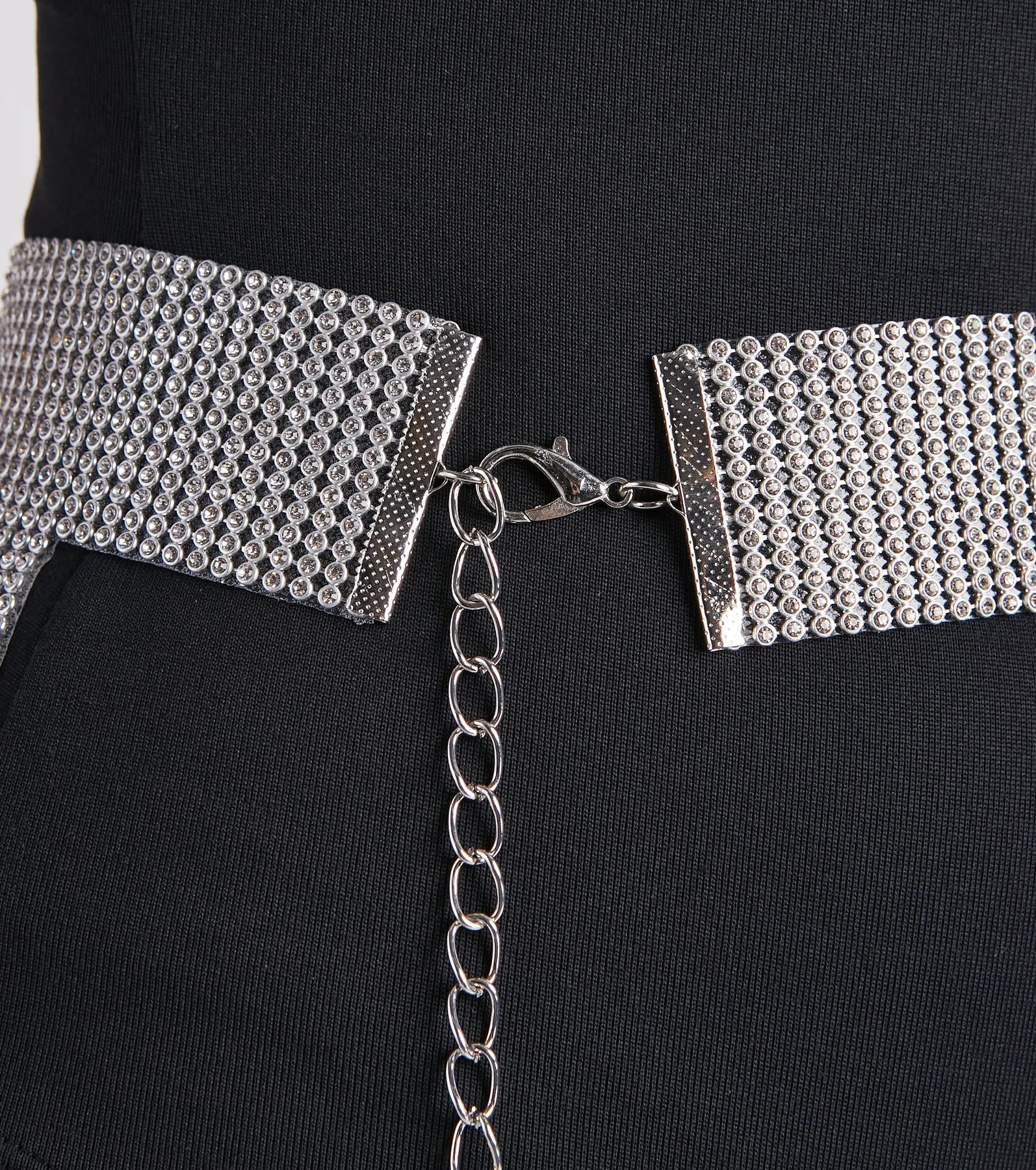 Festival Glam Rhinestone Fringe Belt - Image 4