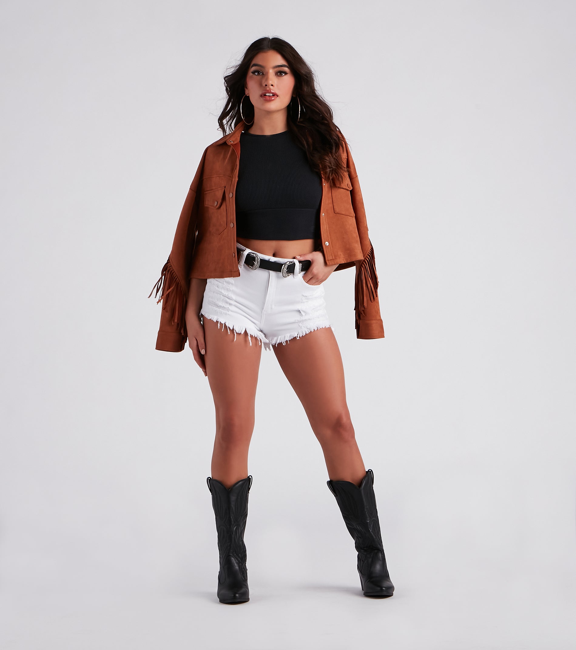 Chic Western Vibes Double Buckle Belt - Image 2