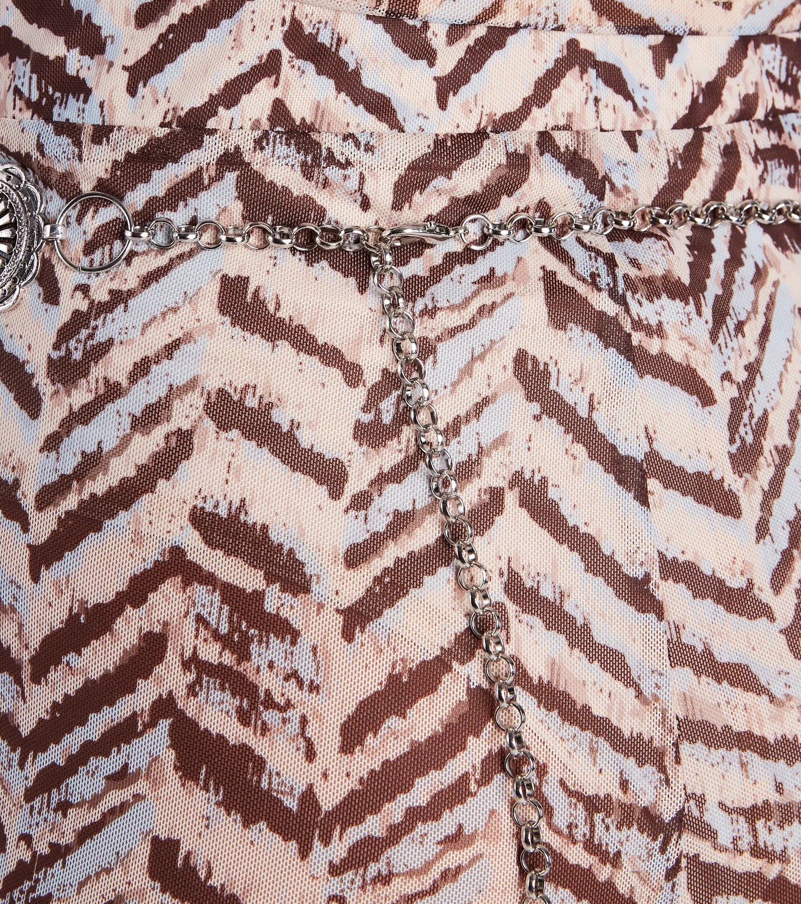 Western Vibes Turqouise Stone Chain Belt - Image 4