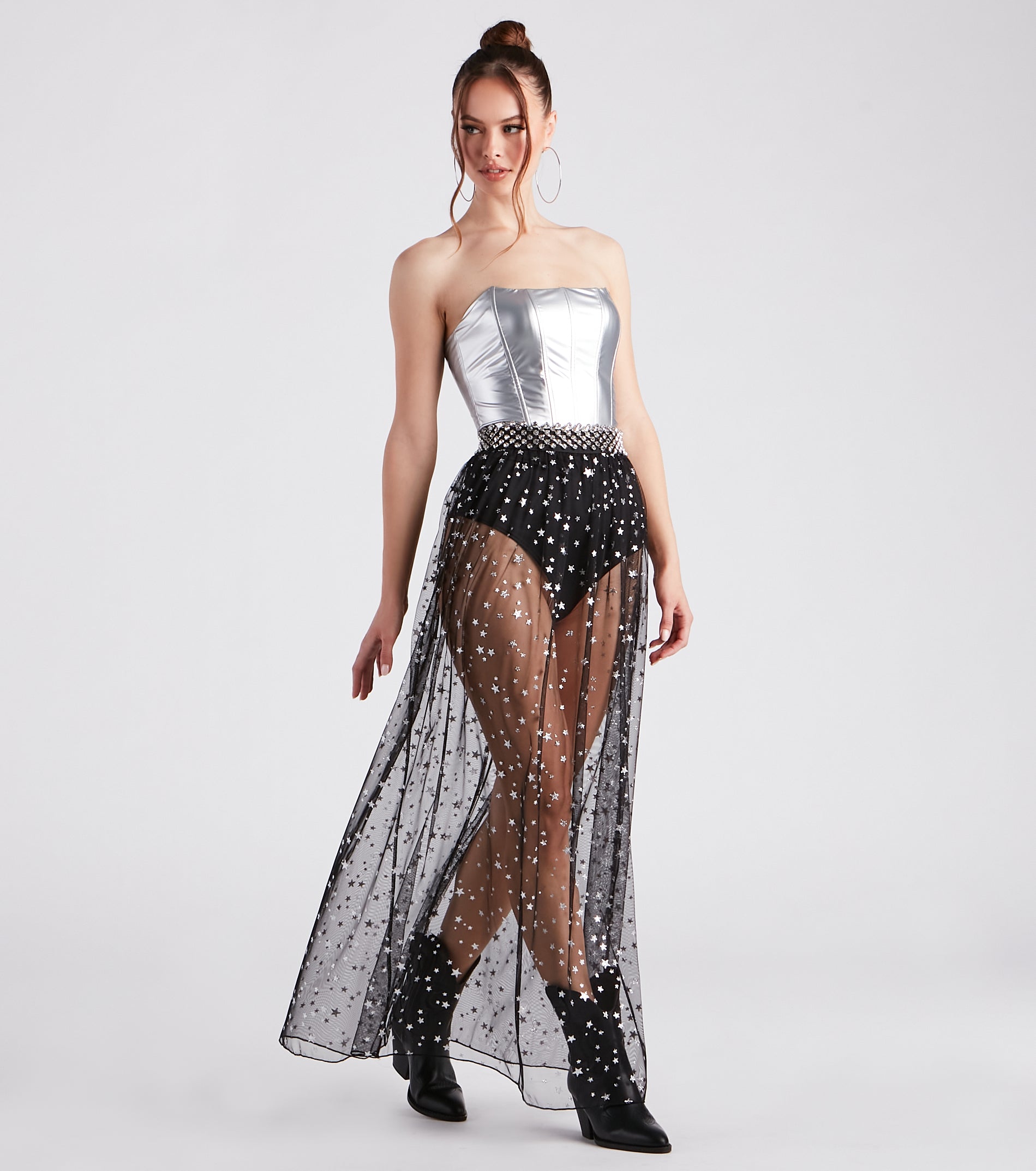 Unforgettable Rhinestone Chain Belt - Image 2