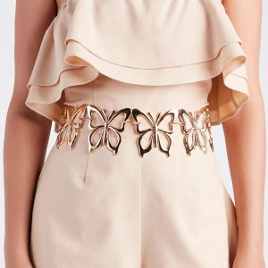 Dream Big Butterfly Chain Belt