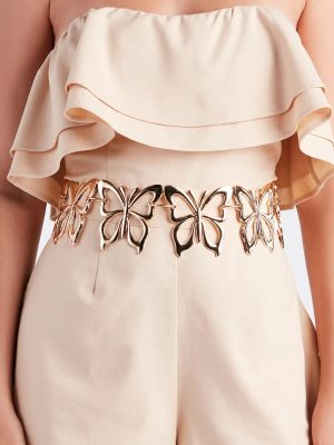 Dream Big Butterfly Chain Belt