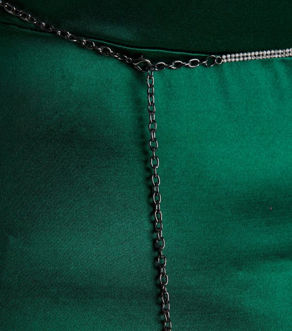 Exquisite Beauty Gemstone And Rhinestone Chain Belt - Image 3