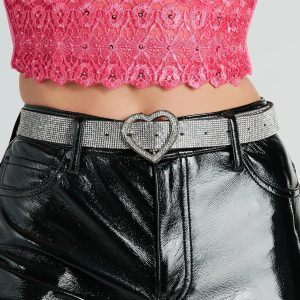 Glam Heartbreaker Rhinestone Belt