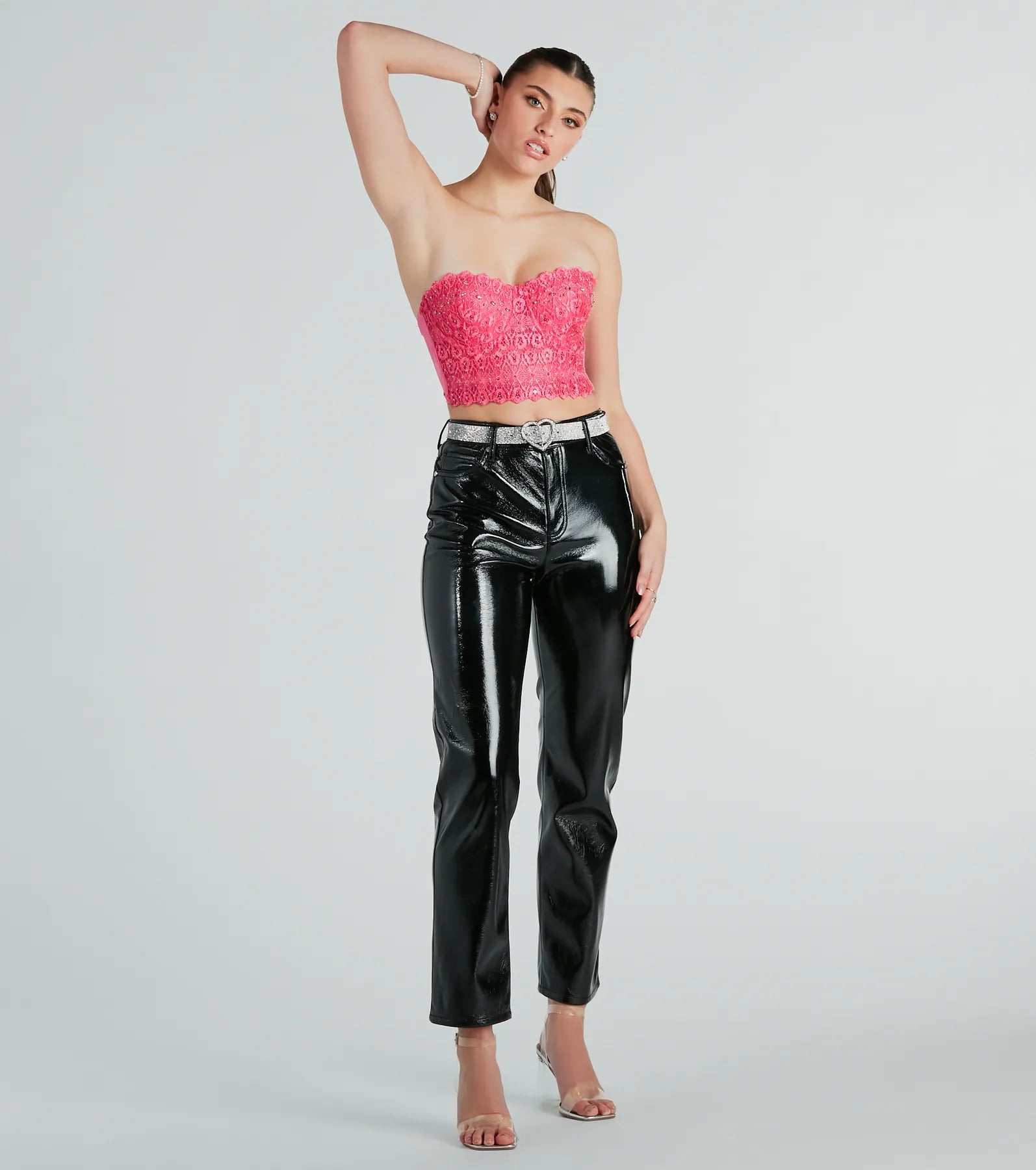 Glam Heartbreaker Rhinestone Belt - Image 2