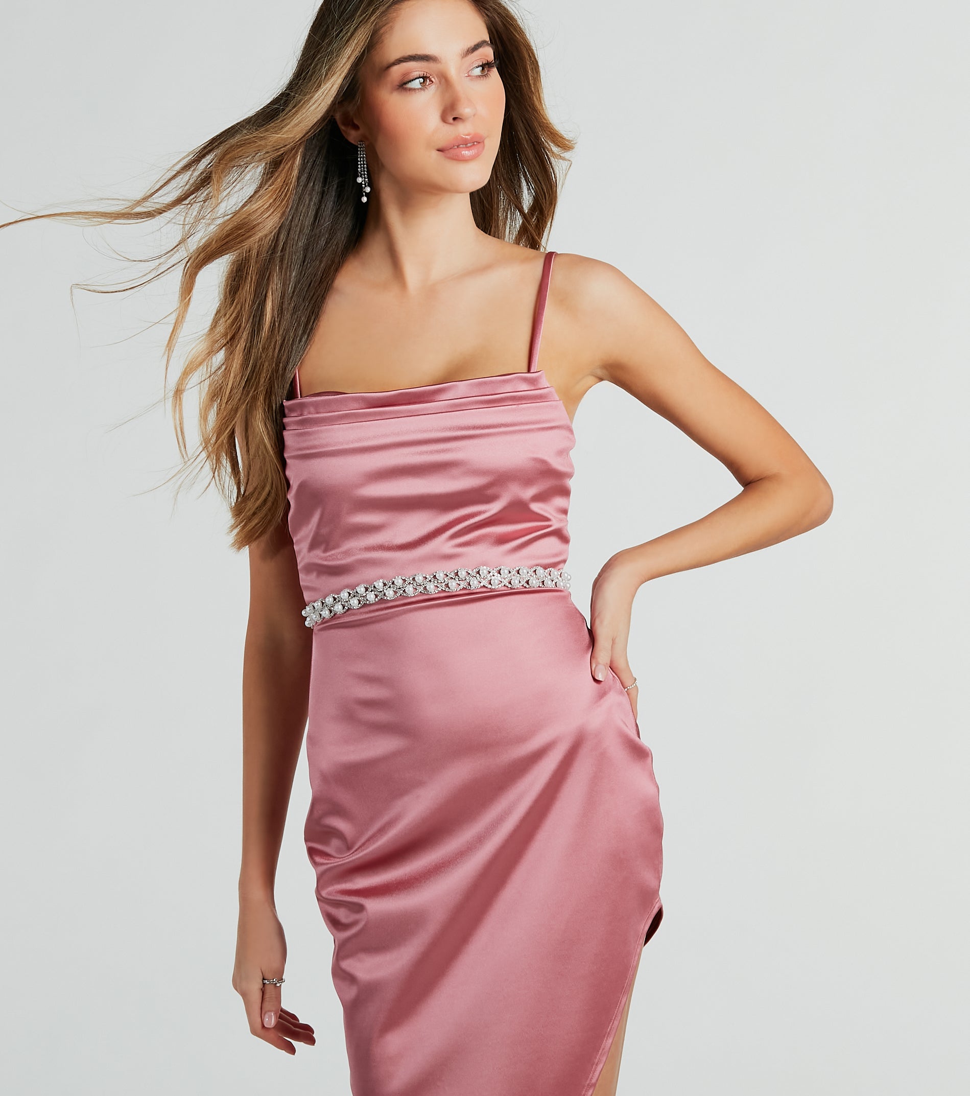 Upgraded Luxe Faux Pearl Rhinestone Belt - Image 2