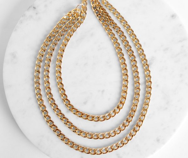 Draped 3 Row Chain Belt - Image 3
