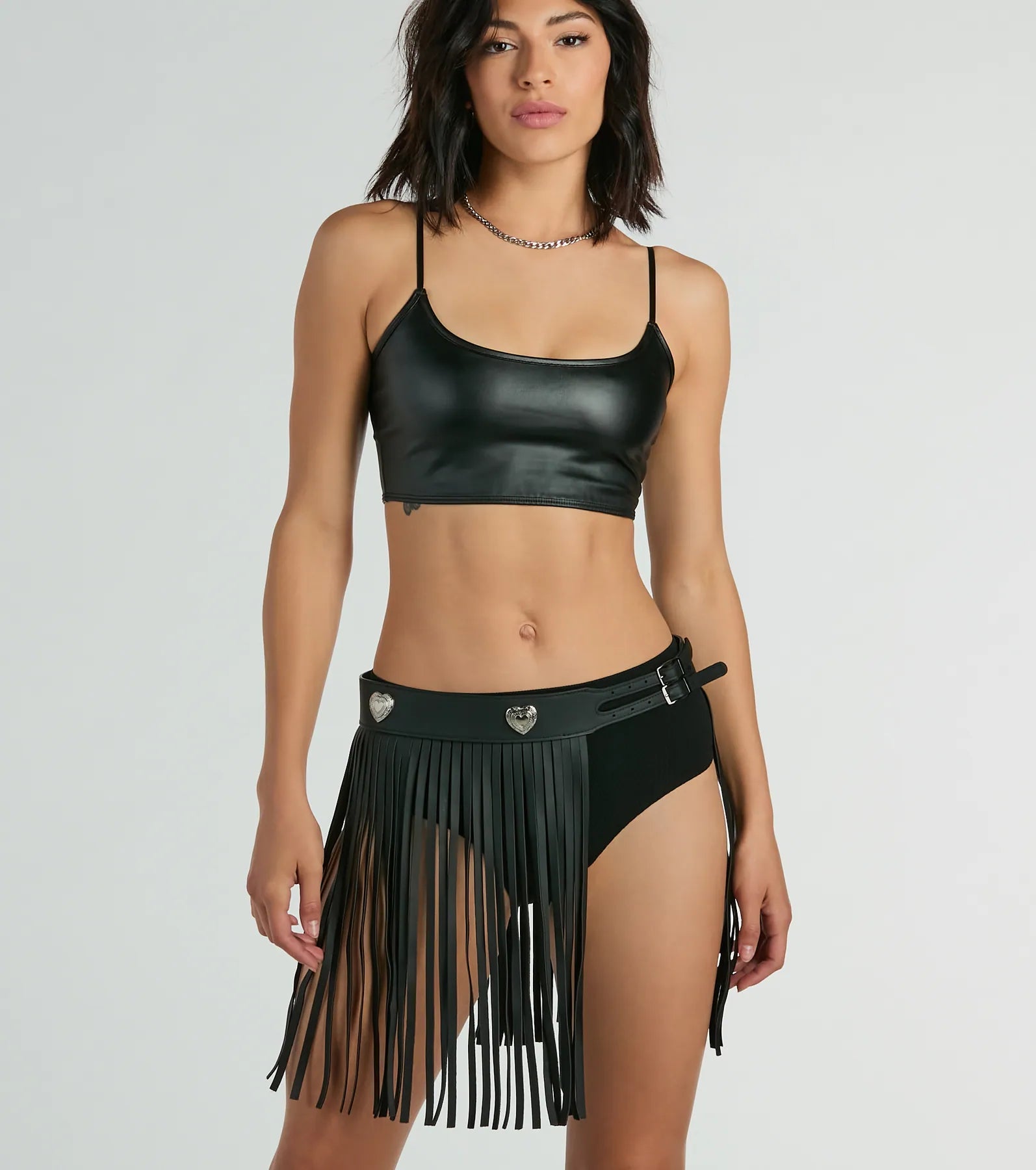In Love With Country Heart Fringe Belt - Image 4