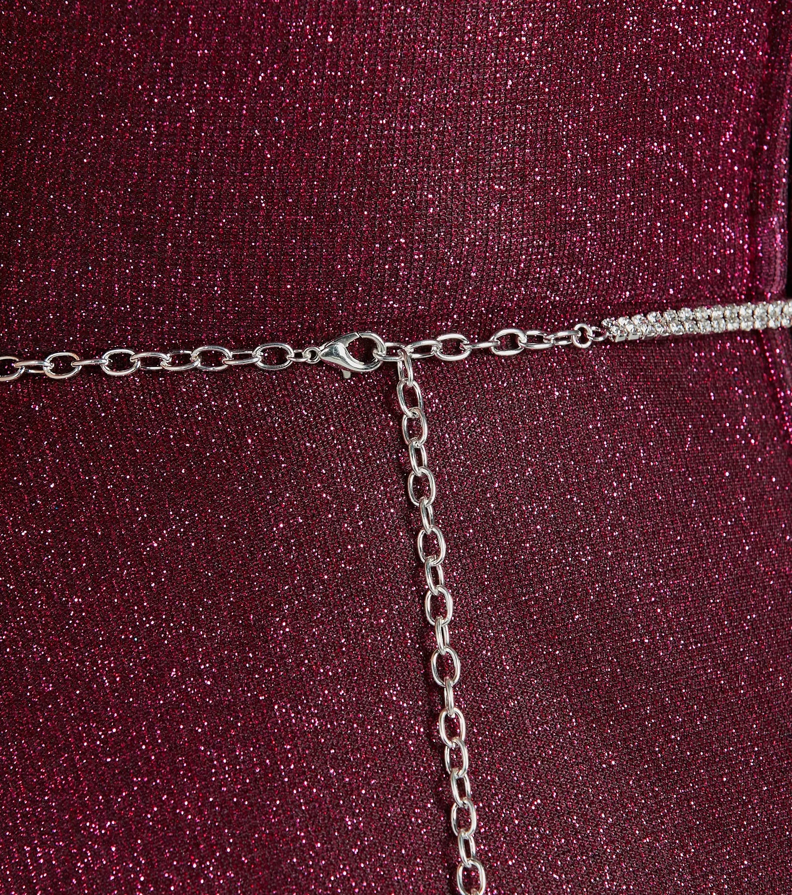 Perfectly Luxe Rhinestone Braided Belt - Image 3