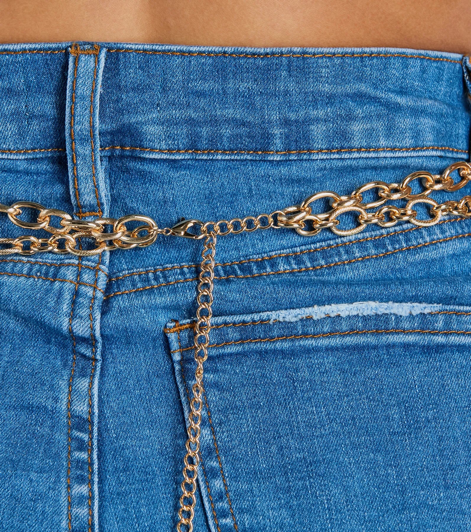 Sky Gazing Moon Star Chain Belt - Image 3